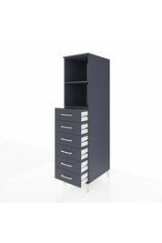 Kronos Dolap 2 Raflı 6 Çekmeceli 44x59x182 - S88M034V5C