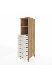 Kronos Dolap 2 Raflı 6 Çekmeceli 44x59x182 - S88M034V7C