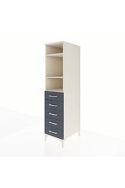 Kronos Dolap 3 Raflı 5 Çekmeceli 44x59x182 - S88M035V2C