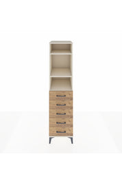 Kronos Dolap 3 Raflı 5 Çekmeceli 44x59x182 Aytaşı-Çam