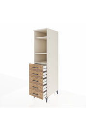 Kronos Dolap 3 Raflı 5 Çekmeceli 44x59x182 Aytaşı-Çam