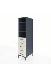 Kronos Dolap 3 Raflı 5 Çekmeceli 44x59x182 - S88M035V4C