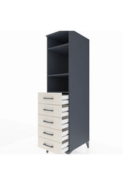 Kronos Dolap 3 Raflı 5 Çekmeceli 44x59x182 - S88M035V4C