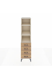 Kronos Dolap 3 Raflı 4 Çekmeceli 44x59x182 Aytaşı-Çam