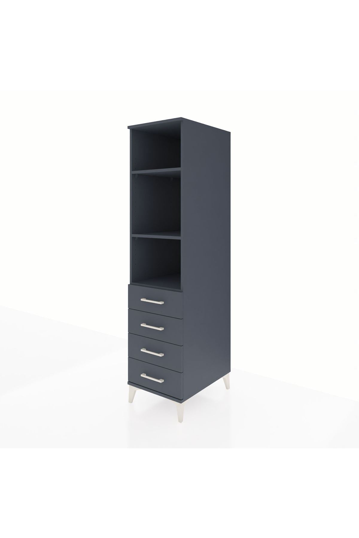 Kronos Dolap 3 Raflı 4 Çekmeceli 44x59x182 - S88M036V5C