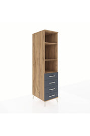 Kronos Dolap 3 Raflı 4 Çekmeceli 44x59x182 - S88M036V8C