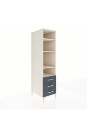 Kronos Dolap 4 Raflı 3 Çekmeceli 44x59x182 - S88M037V2C