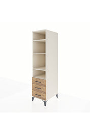 Kronos Dolap 4 Raflı 3 Çekmeceli 44x59x182 - S88M037V3C