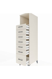 Kronos Dolap Tek Raflı 7 Çekmeceli 44x59x182 Aytaşı-Aytaşı