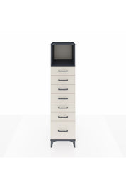 Kronos Dolap Tek Raflı 7 Çekmeceli 44x59x182 Antrasit-Aytaşı