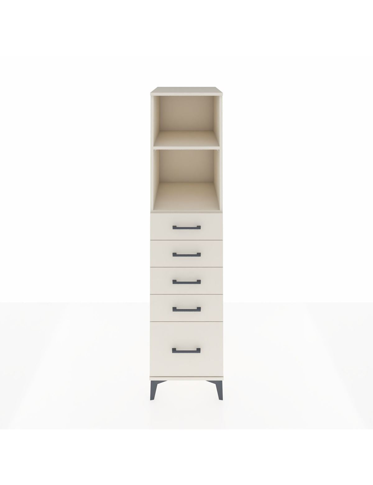 Kronos Dolap 2 Raflı 5 Çekmeceli 44x59x182 Aytaşı-Aytaşı