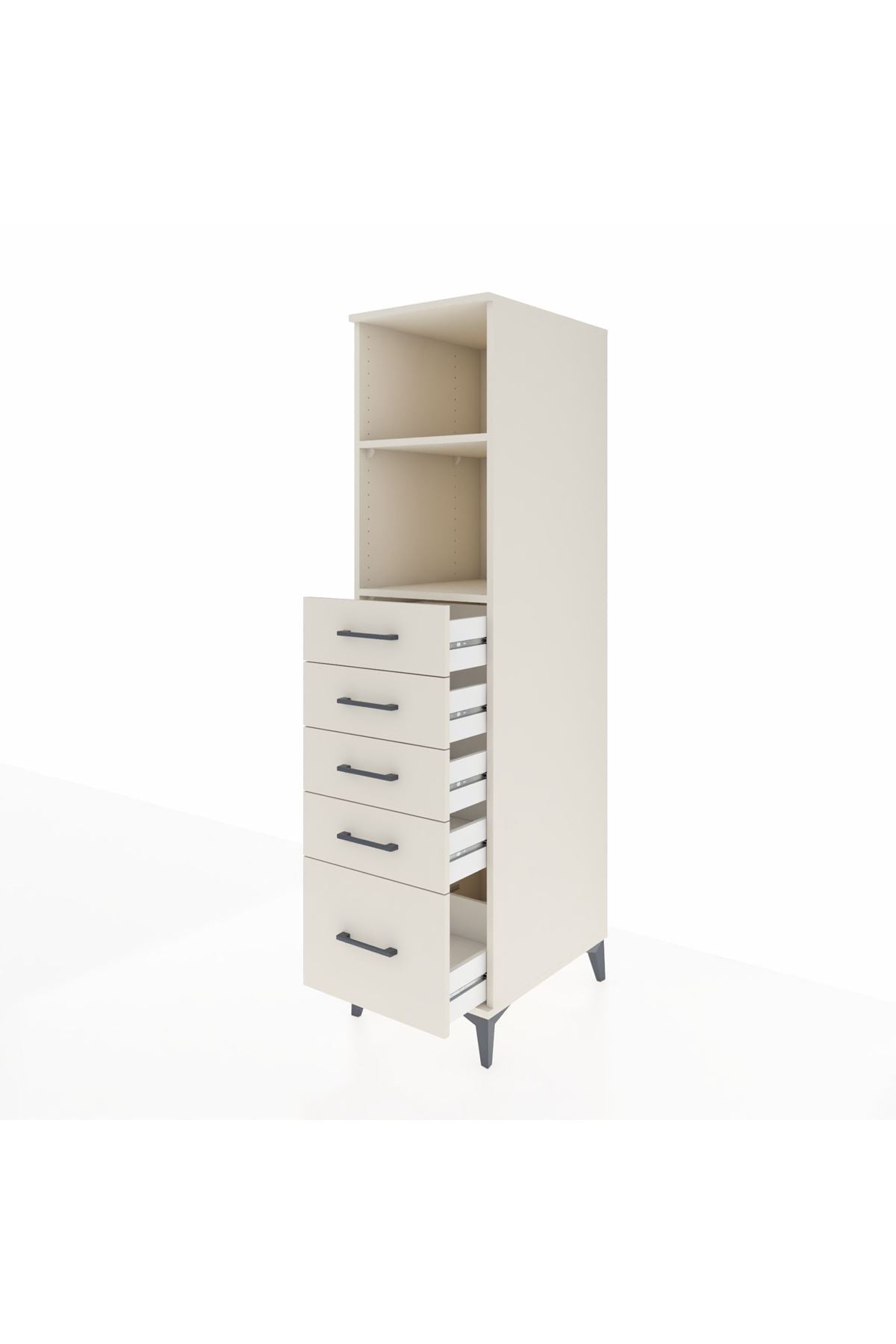 Kronos Dolap 2 Raflı 5 Çekmeceli 44x59x182 Aytaşı-Aytaşı