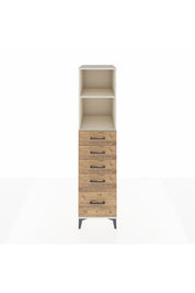 Kronos Dolap 2 Raflı 5 Çekmeceli 44x59x182 Aytaşı-Çam