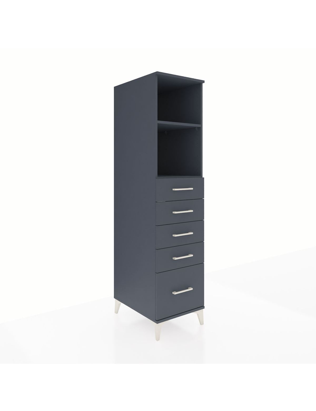 Kronos Dolap 2 Raflı 5 Çekmeceli 44x59x182 - S88M040V5C