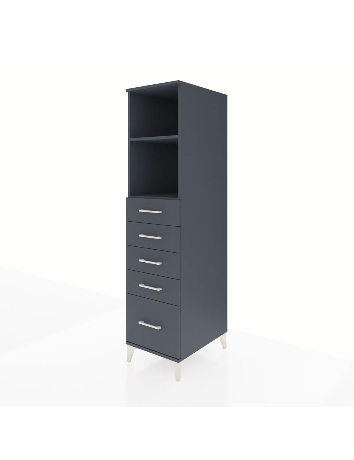 Kronos Dolap 2 Raflı 5 Çekmeceli 44x59x182 - S88M040V5C