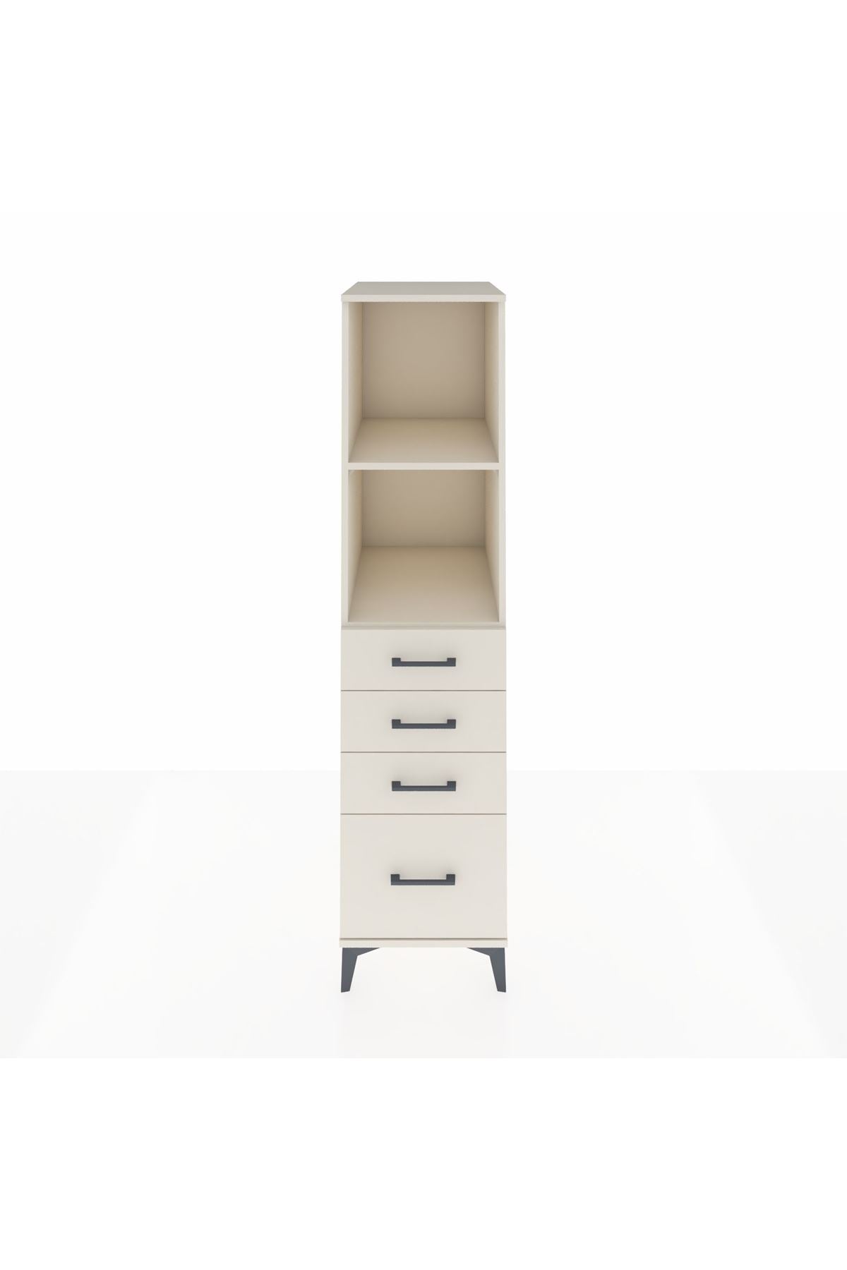 Kronos Dolap 2 Raflı 4 Çekmeceli 44x59x182 Aytaşı-Aytaşı