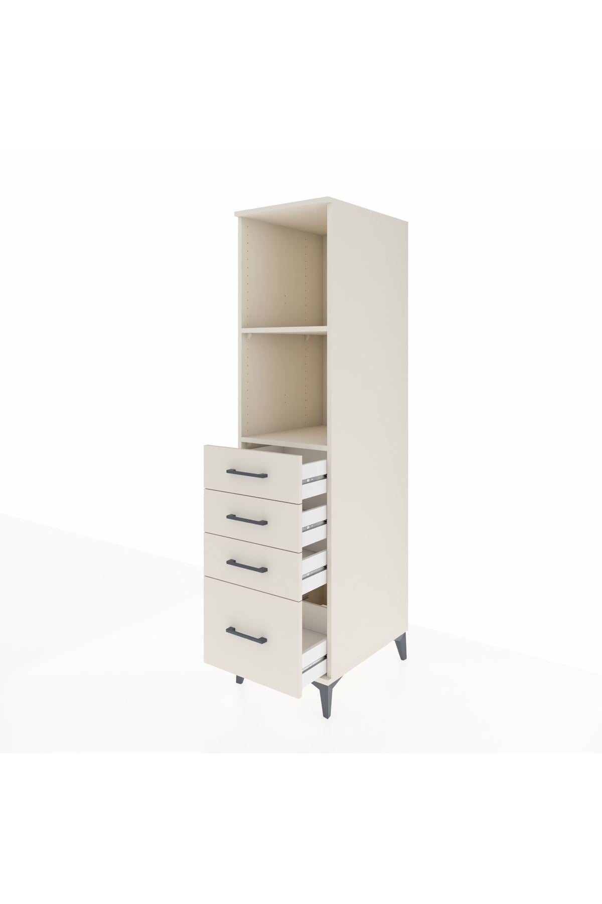 Kronos Dolap 2 Raflı 4 Çekmeceli 44x59x182 Aytaşı-Aytaşı