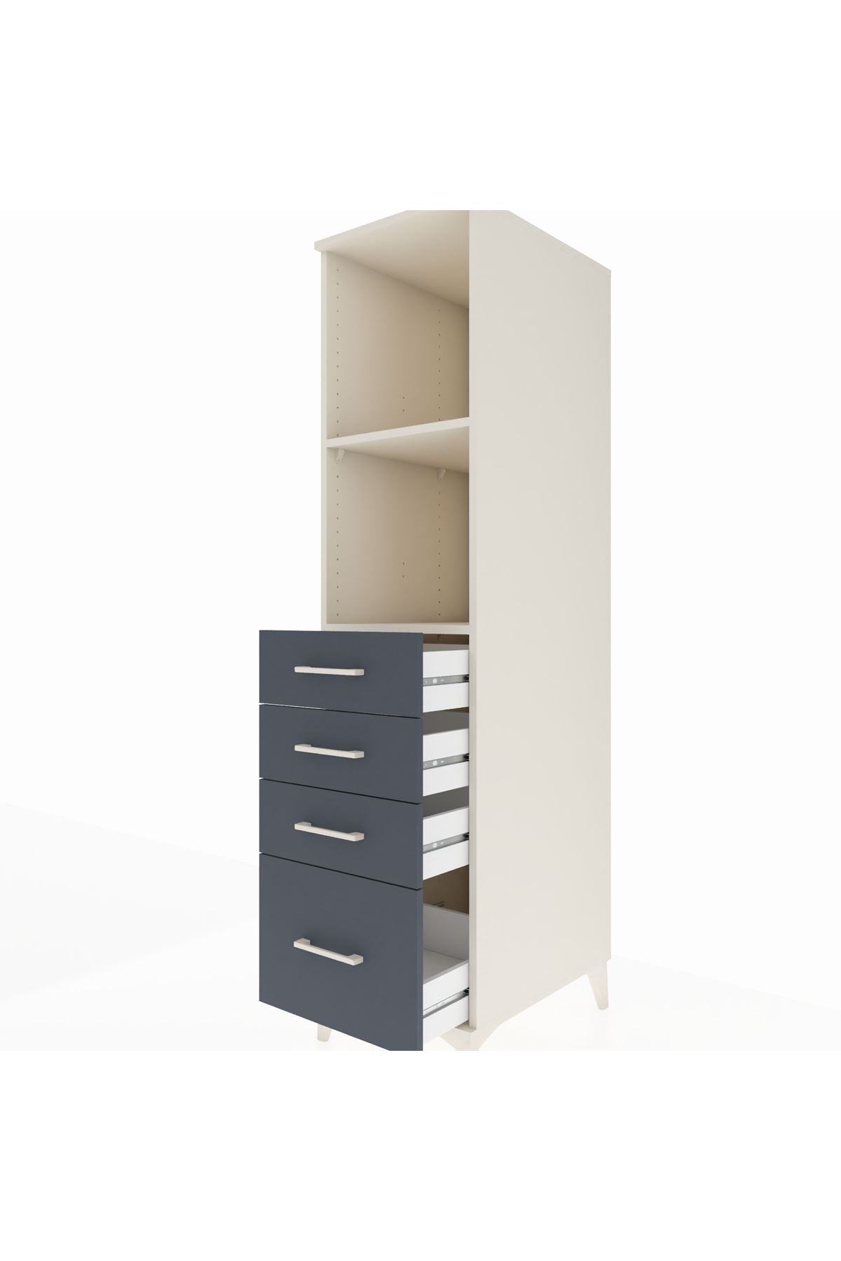 Kronos Dolap 2 Raflı 4 Çekmeceli 44x59x182 - S88M041V2C