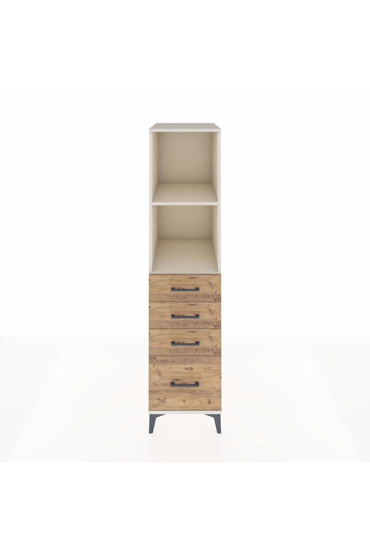 Kronos Dolap 2 Raflı 4 Çekmeceli 44x59x182 - S88M041V3C
