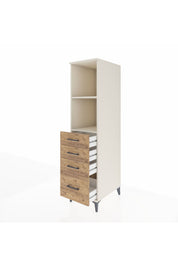 Kronos Dolap 2 Raflı 4 Çekmeceli 44x59x182 - S88M041V3C