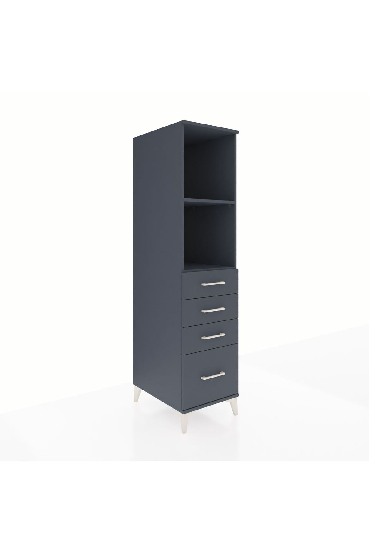 Kronos Dolap 2 Raflı 4 Çekmeceli 44x59x182 - S88M041V5C
