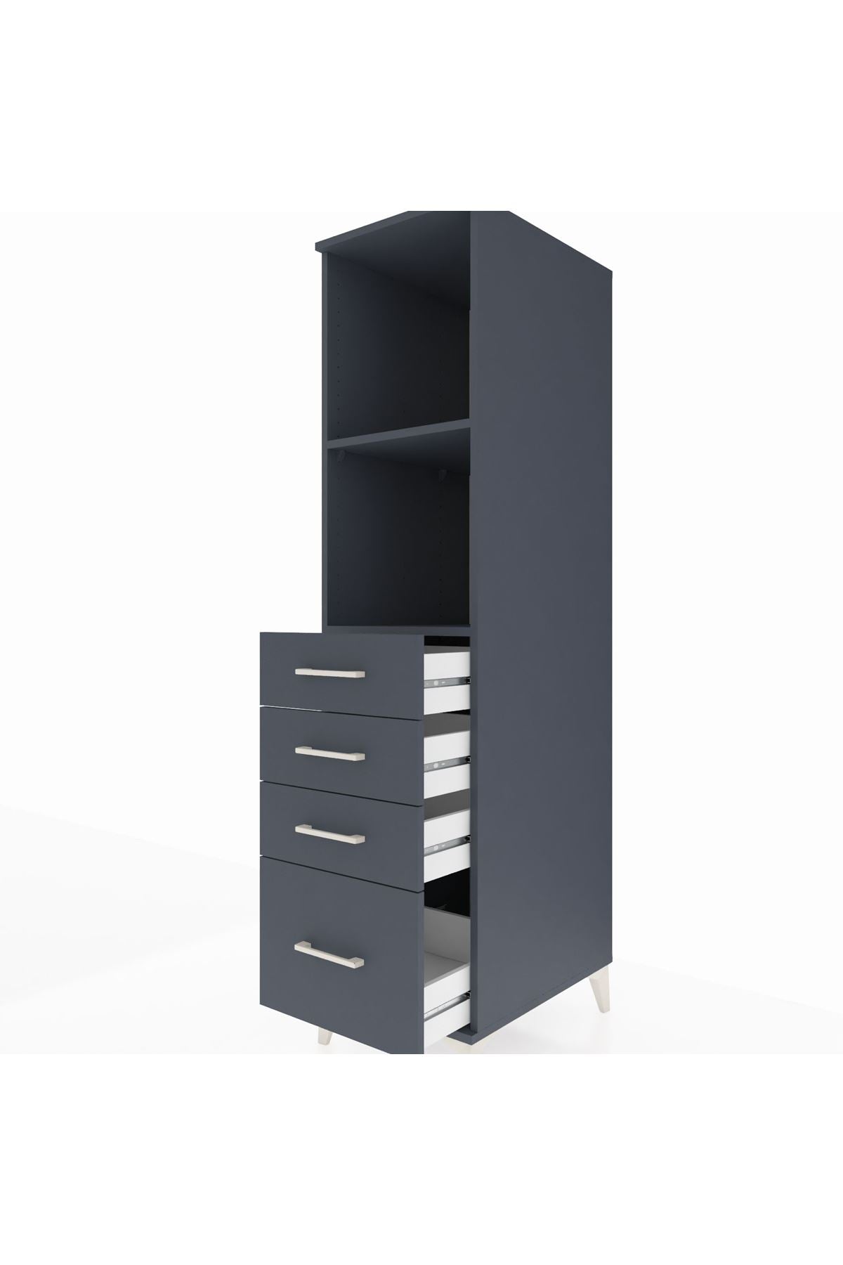 Kronos Dolap 2 Raflı 4 Çekmeceli 44x59x182 - S88M041V5C