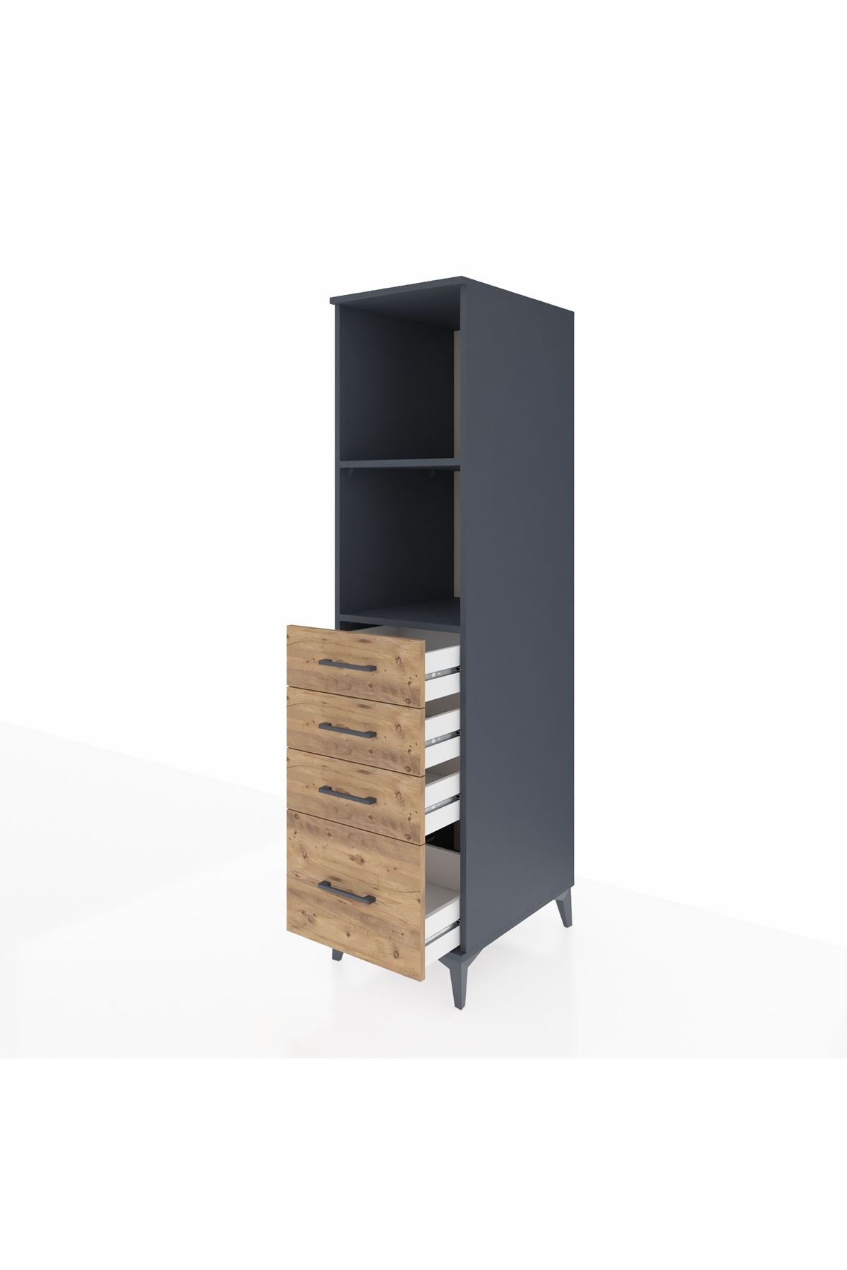 Kronos Dolap 2 Raflı 4 Çekmeceli 44x59x182 - S88M041V6C
