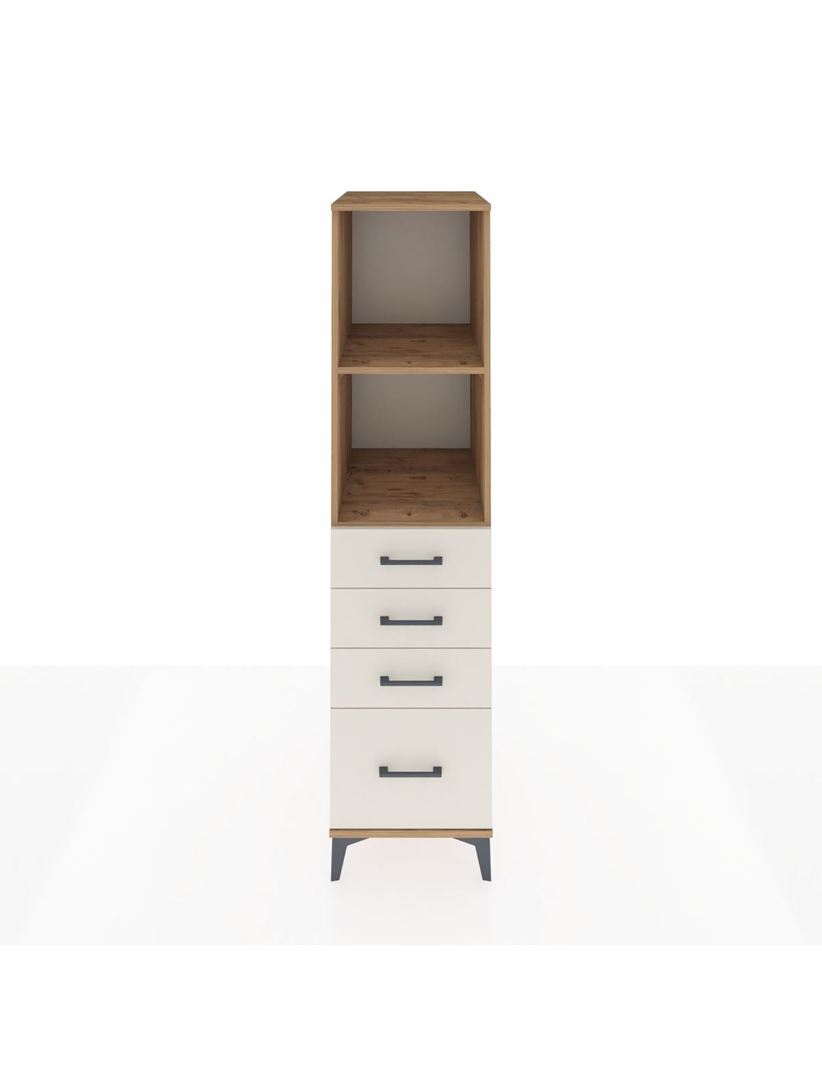 Kronos Dolap 2 Raflı 4 Çekmeceli 44x59x182 - S88M041V7C