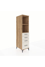 Kronos Dolap 2 Raflı 4 Çekmeceli 44x59x182 - S88M041V7C