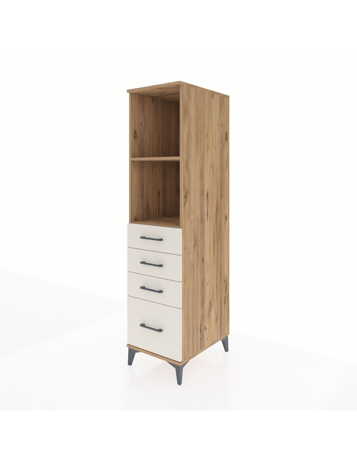 Kronos Dolap 2 Raflı 4 Çekmeceli 44x59x182 - S88M041V7C