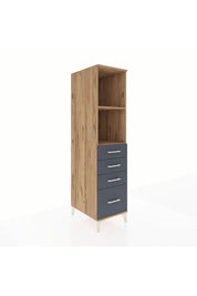 Kronos Dolap 2 Raflı 4 Çekmeceli 44x59x182 - S88M041V8C