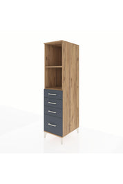 Kronos Dolap 2 Raflı 4 Çekmeceli 44x59x182 - S88M041V8C