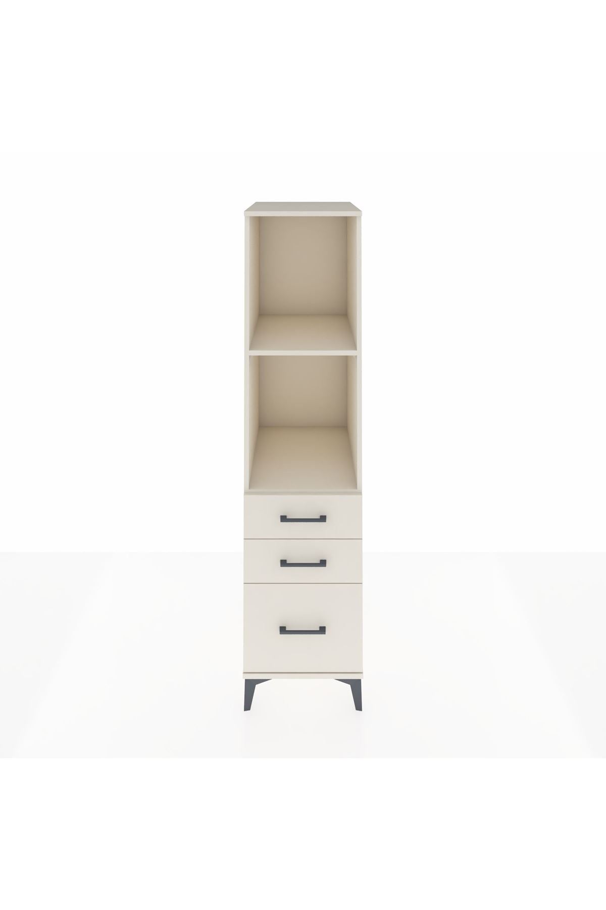 Kronos Dolap 2 Raflı 3 Çekmeceli 44x59x182 - S88M042V1C