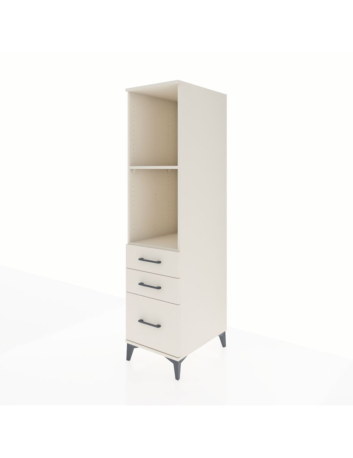 Kronos Dolap 2 Raflı 3 Çekmeceli 44x59x182 - S88M042V1C