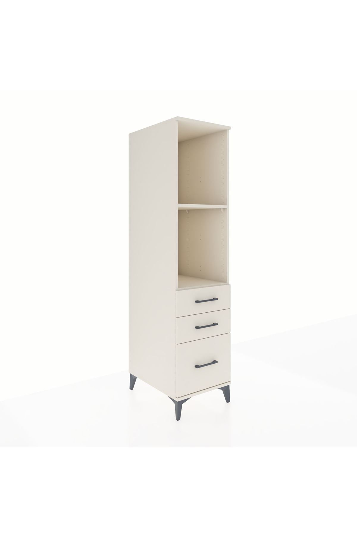 Kronos Dolap 2 Raflı 3 Çekmeceli 44x59x182 - S88M042V1C