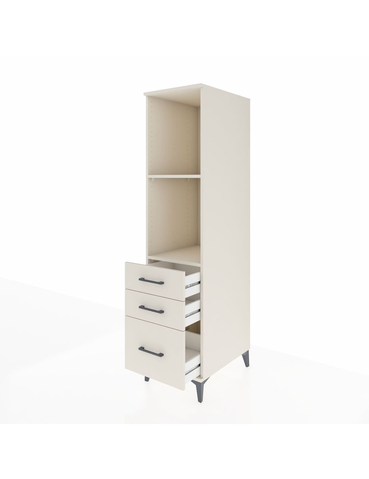 Kronos Dolap 2 Raflı 3 Çekmeceli 44x59x182 - S88M042V1C