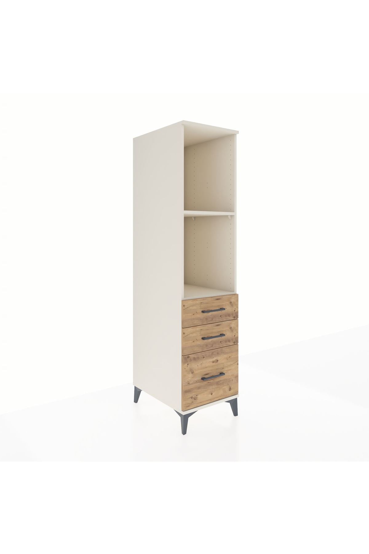 Kronos Dolap 2 Raflı 3 Çekmeceli 44x59x182 - S88M042V3C