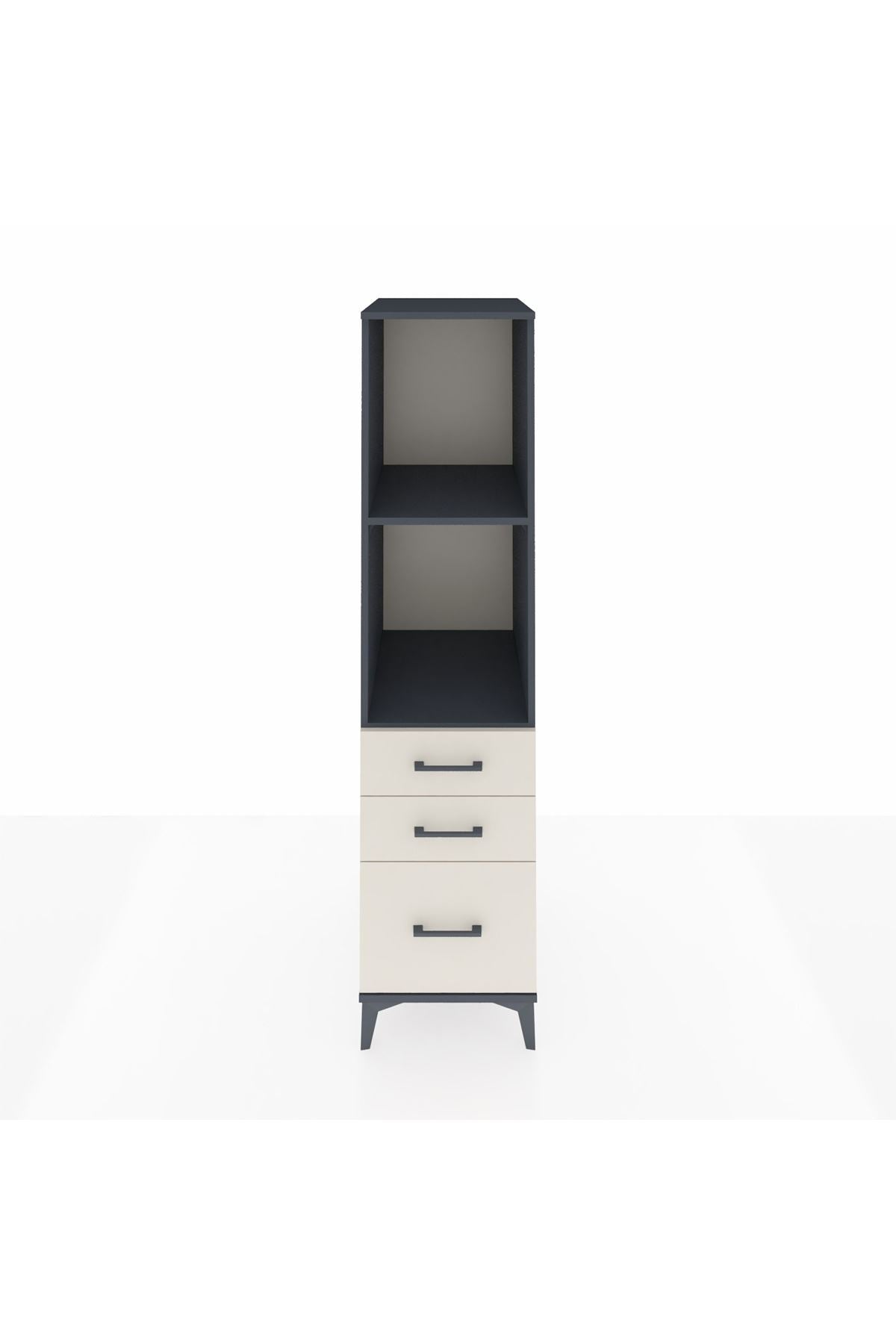 Kronos Dolap 2 Raflı 3 Çekmeceli 44x59x182 - S88M042V4C