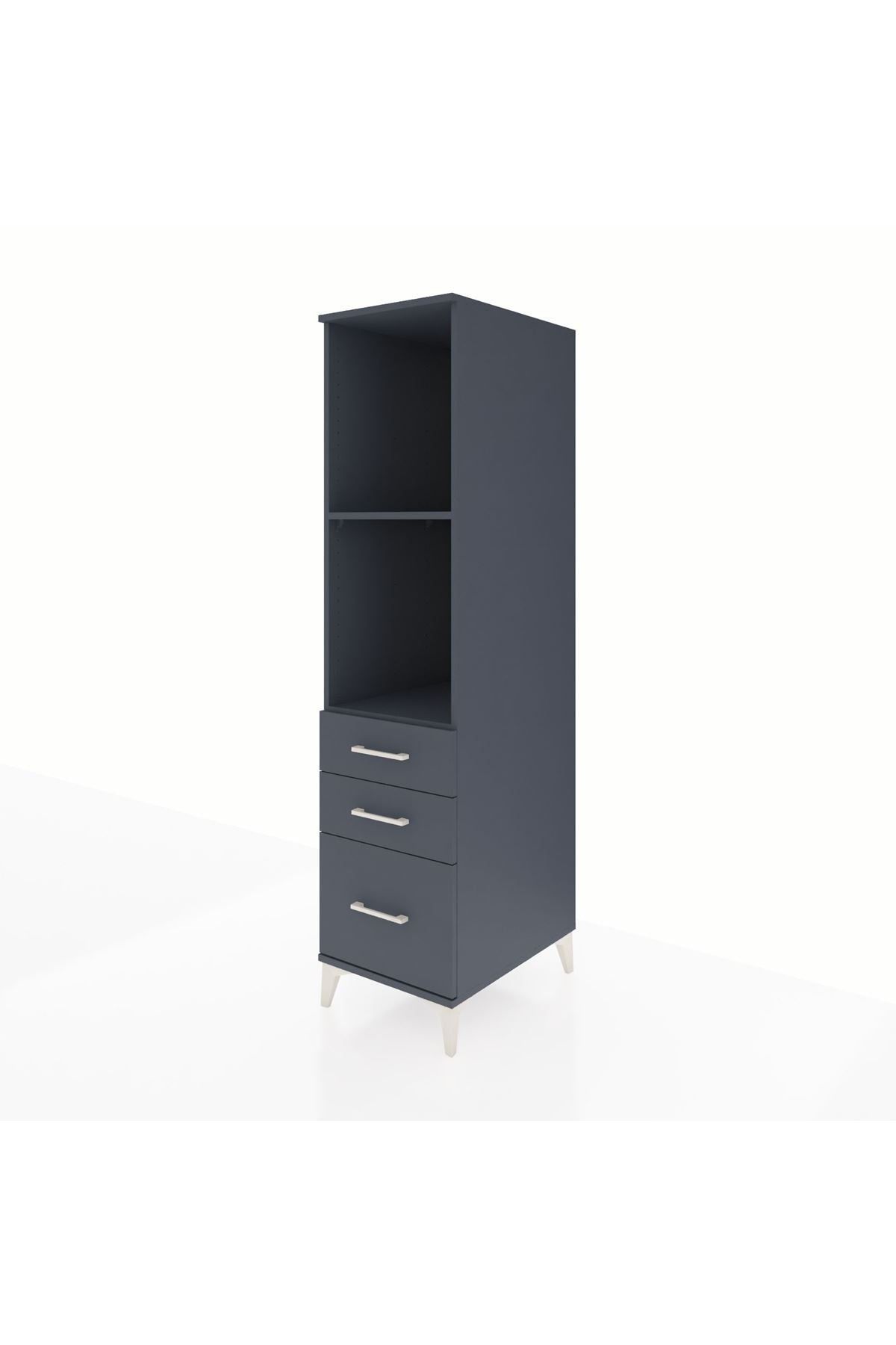 Kronos Dolap 2 Raflı 3 Çekmeceli 44x59x182 - S88M042V5C