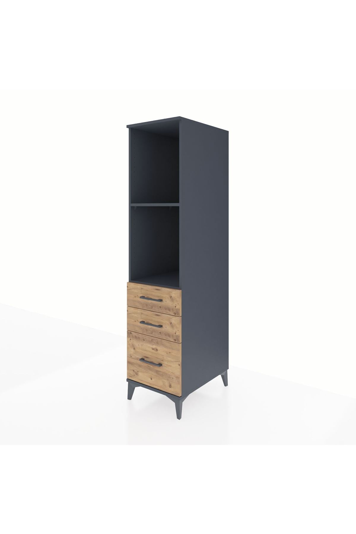 Kronos Dolap 2 Raflı 3 Çekmeceli 44x59x182 - S88M042V6C