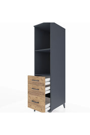 Kronos Dolap 2 Raflı 3 Çekmeceli 44x59x182 - S88M042V6C
