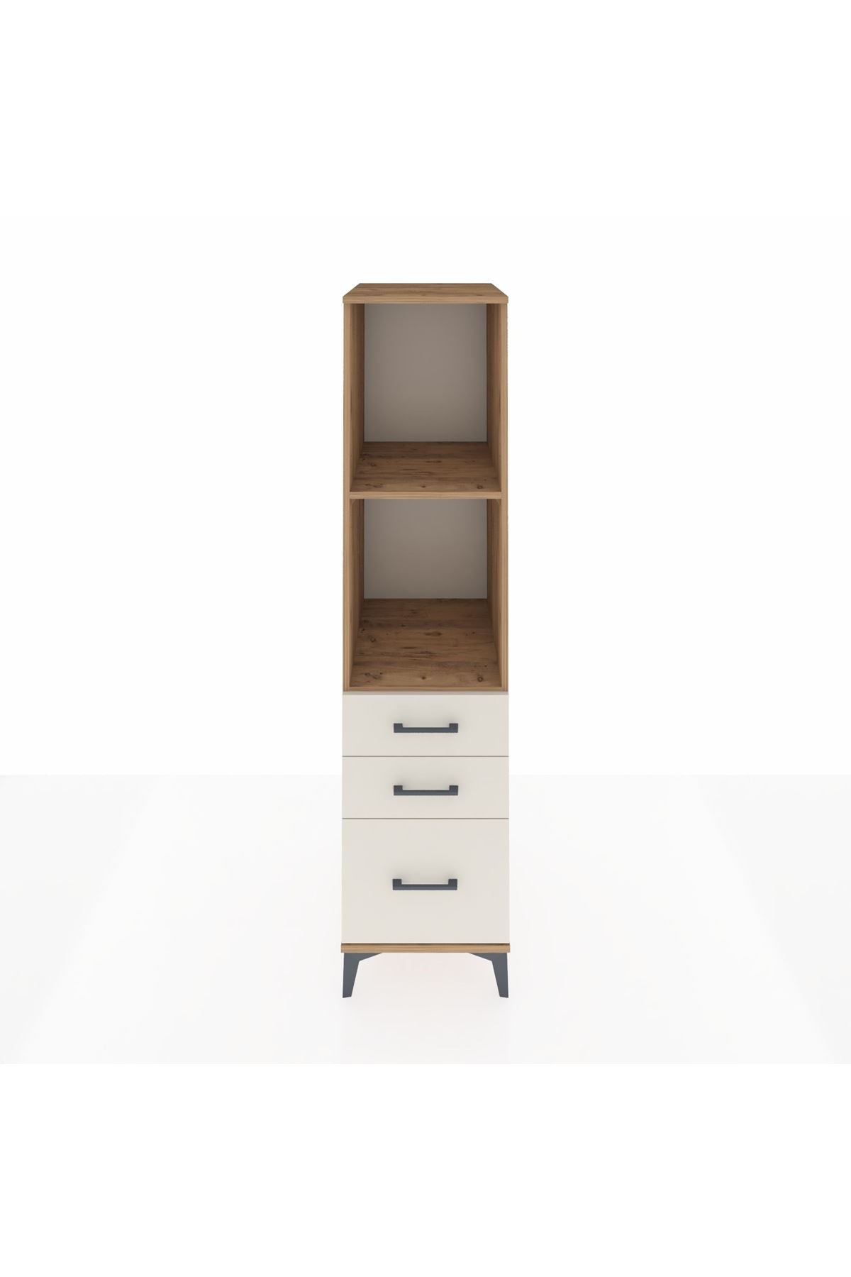 Kronos Dolap 2 Raflı 3 Çekmeceli 44x59x182 - S88M042V7C