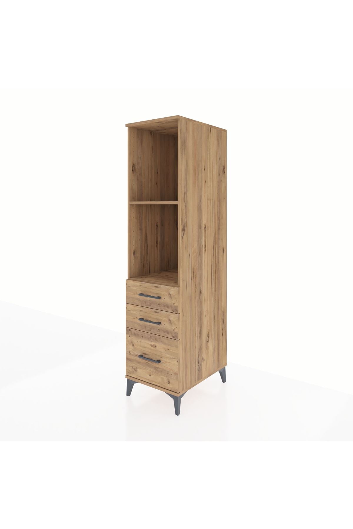 Kronos Dolap 2 Raflı 3 Çekmeceli 44x59x182 - S88M042V9C