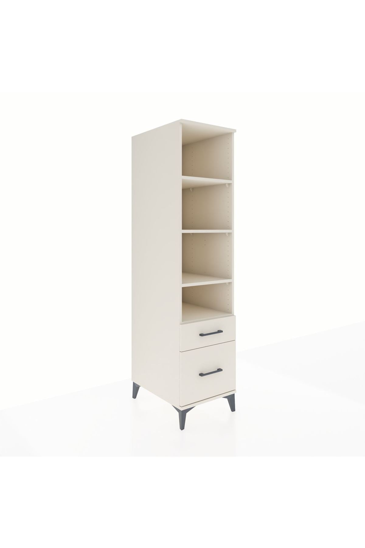 Kronos Dolap 4 Raflı 2 Çekmeceli 44x59x182 - S88M043V1C