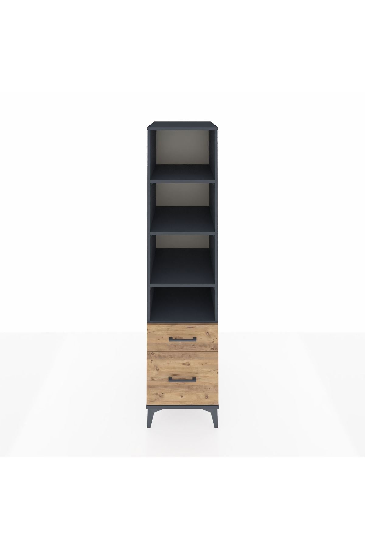 Kronos Dolap 4 Raflı 2 Çekmeceli 44x59x182 - S88M043V6C