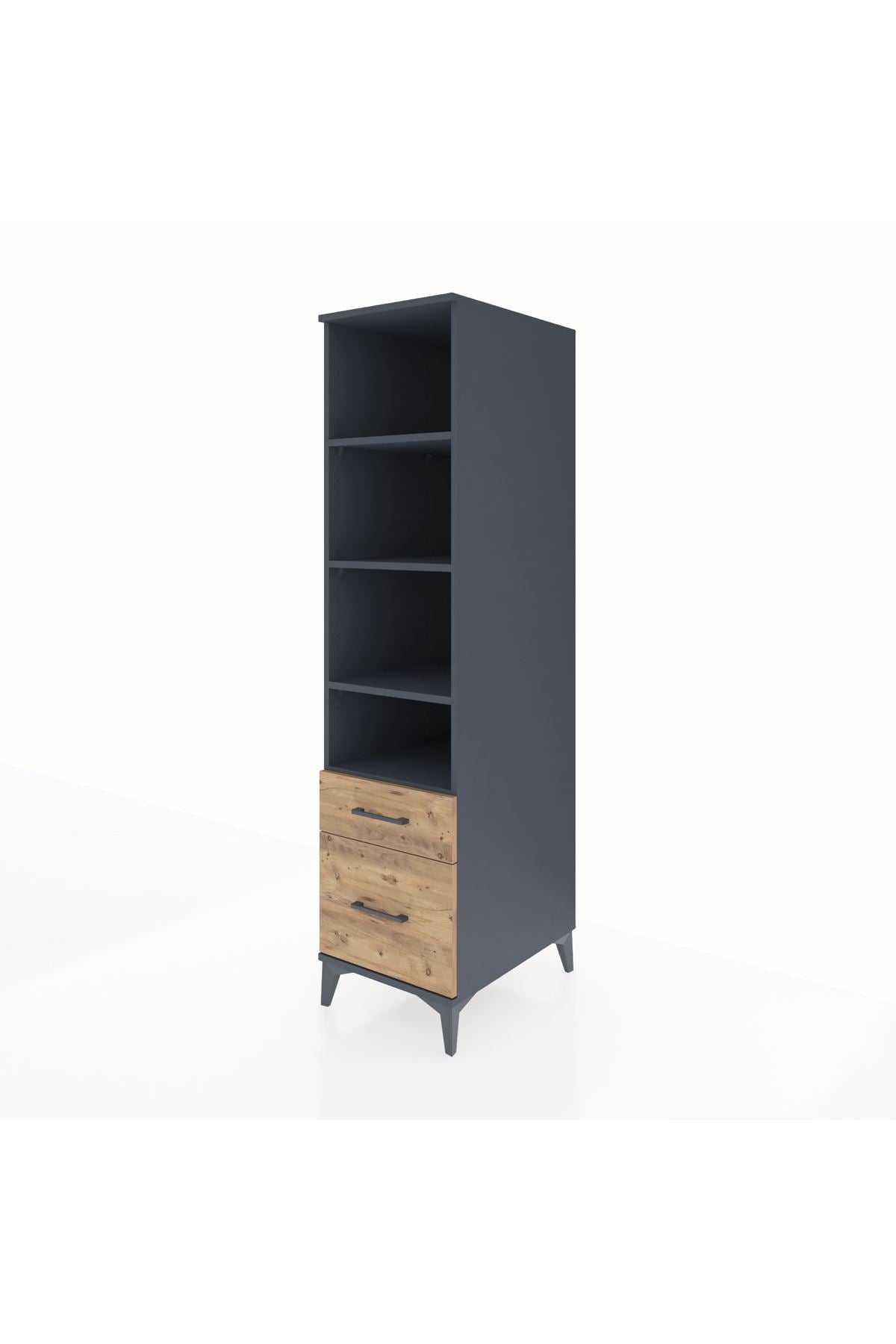 Kronos Dolap 4 Raflı 2 Çekmeceli 44x59x182 - S88M043V6C