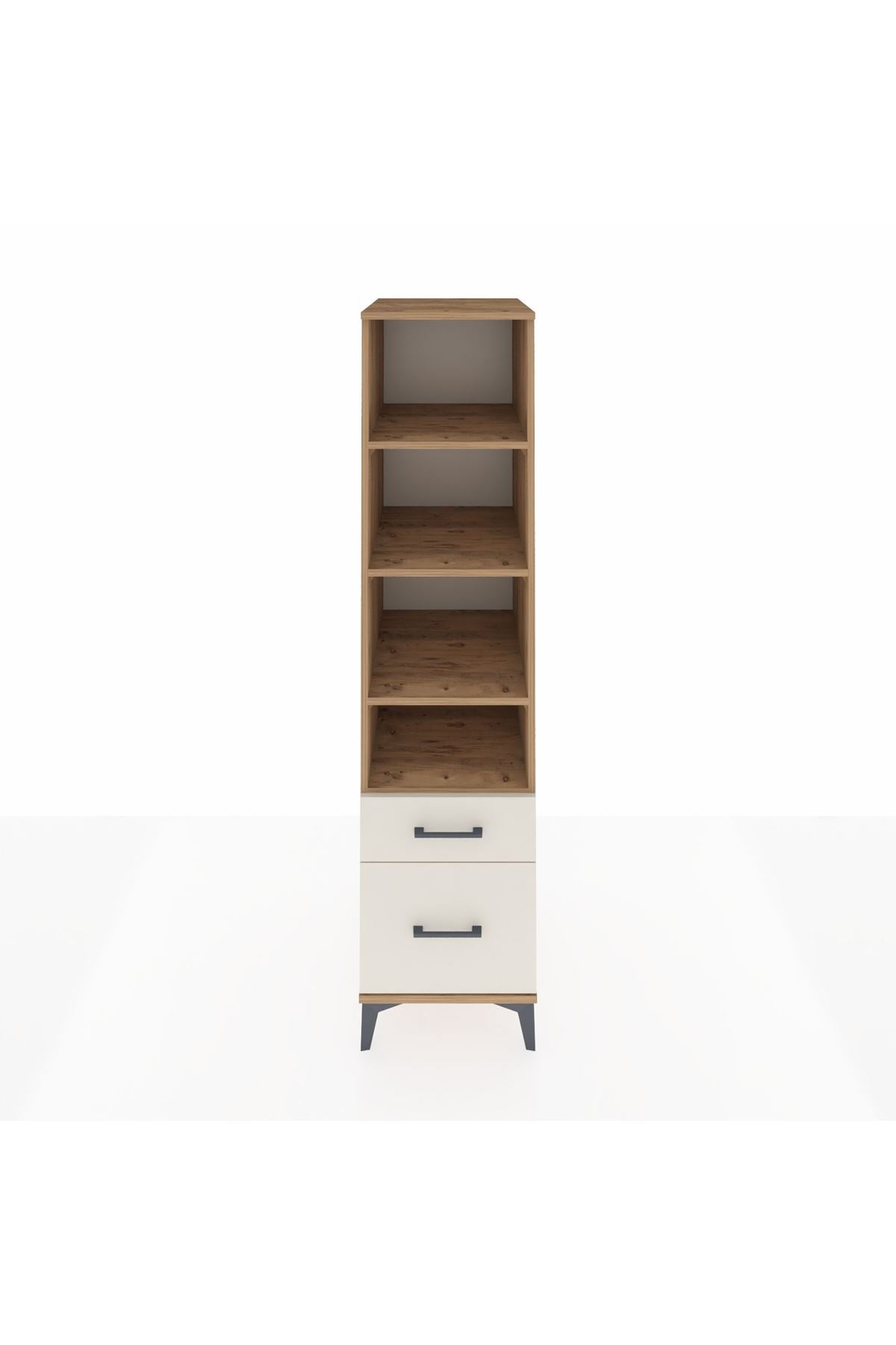Kronos Dolap 4 Raflı 2 Çekmeceli 44x59x182 - S88M043V7C