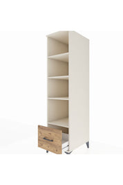 Kronos Dolap 4 Raflı Tek Çekmeceli 44x59x182 - S88M044V3C