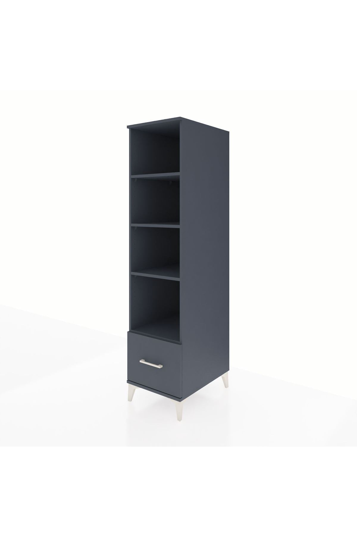 Kronos Dolap 4 Raflı Tek Çekmeceli 44x59x182 - S88M044V5C