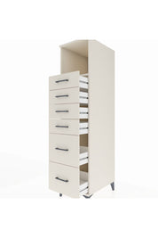 Kronos Dolap Tek Raflı 6 Çekmeceli 44x59x182 Aytaşı-Aytaşı